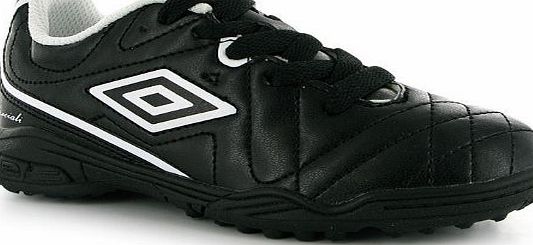 Umbro Speciali Club Childrens Astro Turf Trainers[C11,Black/White]